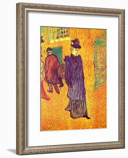 Moulin Rouge, Paris-Henri de Toulouse-Lautrec-Framed Art Print