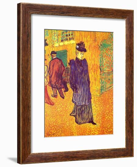 Moulin Rouge, Paris-Henri de Toulouse-Lautrec-Framed Art Print