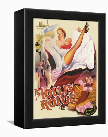 Moulin Rouge Paris-null-Framed Premier Image Canvas
