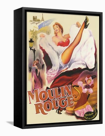 Moulin Rouge Paris-null-Framed Premier Image Canvas