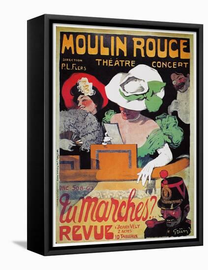 Moulin Rouge Poster, c1905-Jules-Alexandre Grün-Framed Premier Image Canvas