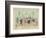 Moulinet, a Quadrille Step with Linked Hands-George Cruikshank-Framed Art Print