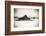 Moulton Barn and Tetons in winter, Grand Teton National Park, Wyoming, USA-Russ Bishop-Framed Photographic Print