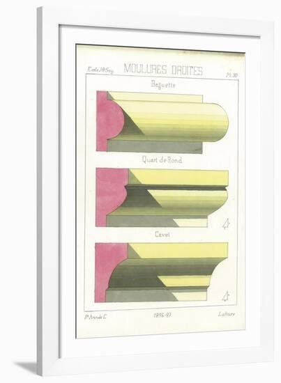 Moulures Droites-Stephanie Monahan-Framed Giclee Print