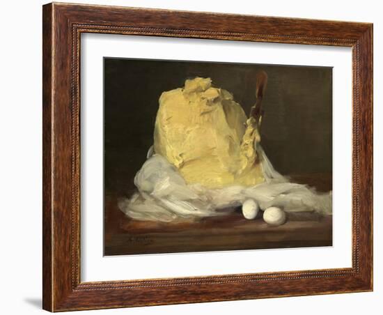 Mound of Butter, 1875-85-Antoine Vollon-Framed Giclee Print