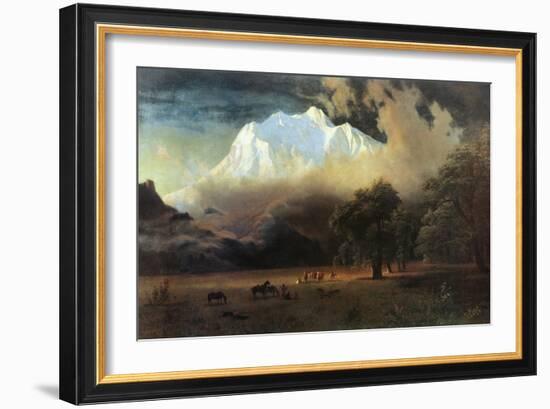 Mount Adams, Washington-Albert Bierstadt-Framed Art Print