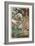 Mount Akiba from the Series Scenes of Famous Places Along the Tokaido Road-Kyosai Kawanabe-Framed Giclee Print