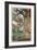 Mount Akiba from the Series Scenes of Famous Places Along the Tokaido Road-Kyosai Kawanabe-Framed Giclee Print