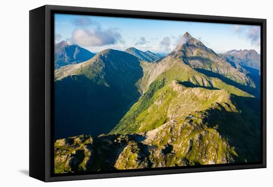 Mount Anahootz, Baranof Island, Alexander Archipelago, Southeast Alaska, USA-Mark A Johnson-Framed Premier Image Canvas