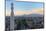 Mount Ararat and Yerevan viewed from Cascade at sunrise, Yerevan, Armenia, Central Asia, Asia-G&M Therin-Weise-Mounted Photographic Print