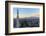 Mount Ararat and Yerevan viewed from Cascade at sunrise, Yerevan, Armenia, Central Asia, Asia-G&M Therin-Weise-Framed Photographic Print