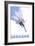 Mount Ashland, Oregon, Stylized Skier-Lantern Press-Framed Premium Giclee Print
