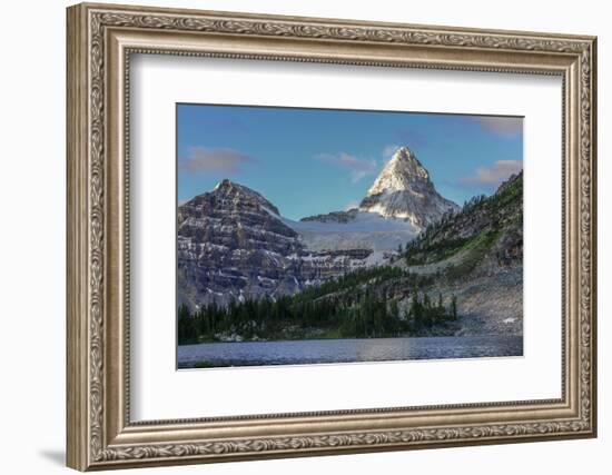 Mount Assiniboine and Mount Magog as Seen from Sunburst Lake-Howie Garber-Framed Photographic Print