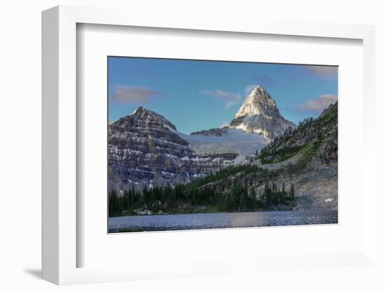 Mount Assiniboine and Mount Magog as Seen from Sunburst Lake-Howie Garber-Framed Photographic Print