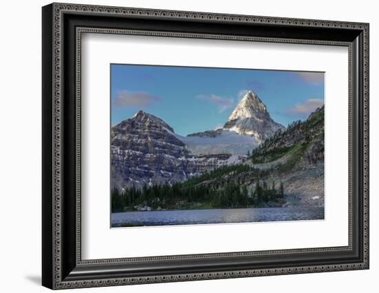 Mount Assiniboine and Mount Magog as Seen from Sunburst Lake-Howie Garber-Framed Photographic Print