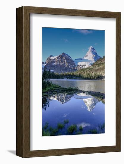 Mount Assiniboine and Mount Magog as Seen from Sunburst Lake-Howie Garber-Framed Photographic Print