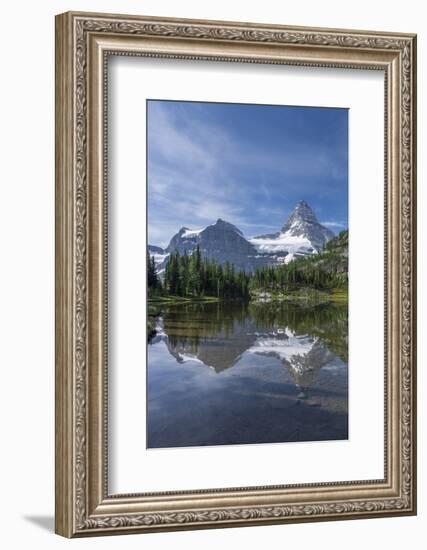 Mount Assiniboine Reflected in Sunburst Lake-Howie Garber-Framed Photographic Print