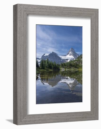 Mount Assiniboine Reflected in Sunburst Lake-Howie Garber-Framed Photographic Print