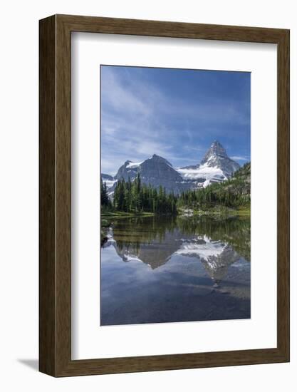 Mount Assiniboine Reflected in Sunburst Lake-Howie Garber-Framed Photographic Print