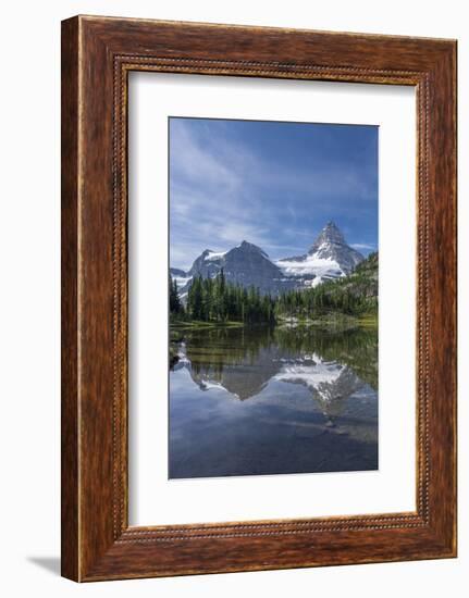 Mount Assiniboine Reflected in Sunburst Lake-Howie Garber-Framed Photographic Print