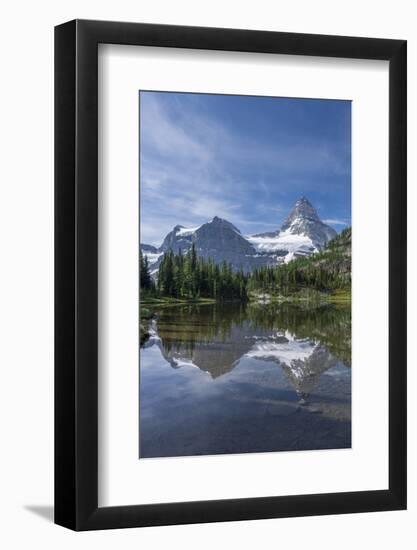 Mount Assiniboine Reflected in Sunburst Lake-Howie Garber-Framed Photographic Print