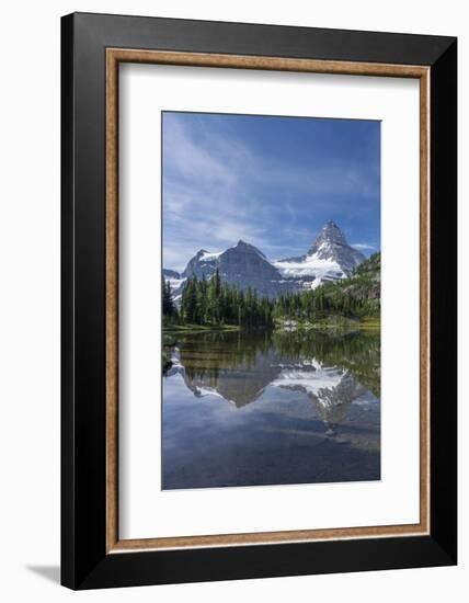 Mount Assiniboine Reflected in Sunburst Lake-Howie Garber-Framed Photographic Print