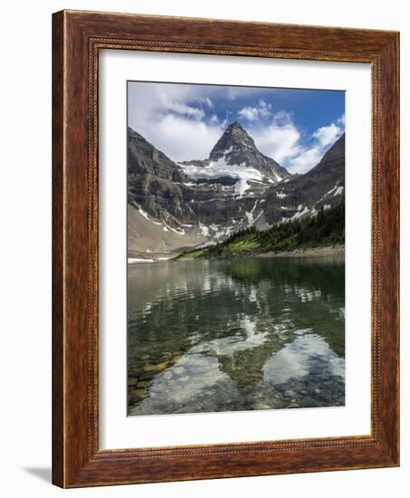 Mount Assiniboine Reflection, Canada-Howie Garber-Framed Photographic Print