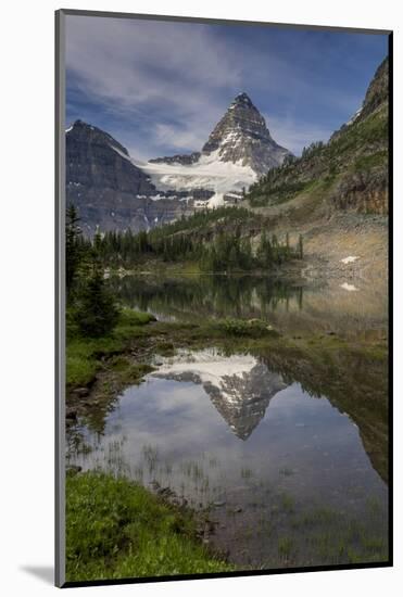 Mount Assiniboine reflection, Canada-Howie Garber-Mounted Photographic Print