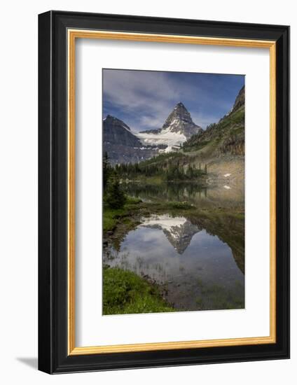 Mount Assiniboine reflection, Canada-Howie Garber-Framed Photographic Print