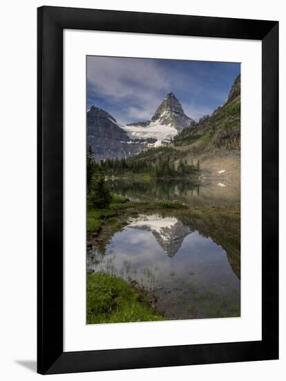 Mount Assiniboine reflection, Canada-Howie Garber-Framed Photographic Print