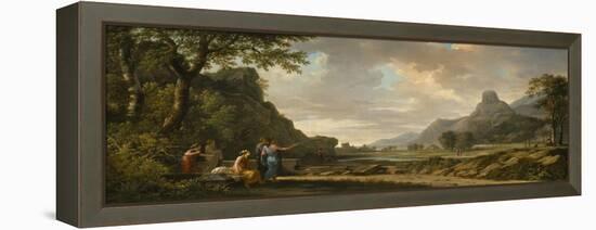 Mount Athos Carved as a Monument to Alexander the Great, 1796-Pierre Henri de Valenciennes-Framed Premier Image Canvas