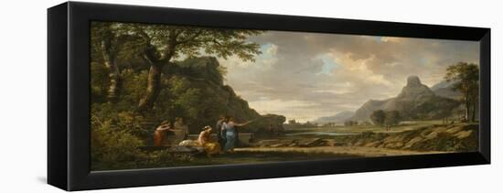 Mount Athos Carved as a Monument to Alexander the Great, 1796-Pierre Henri de Valenciennes-Framed Premier Image Canvas