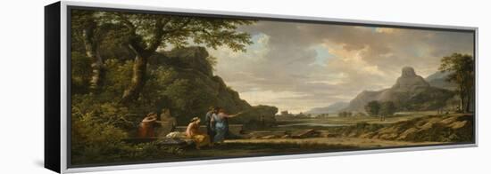 Mount Athos Carved as a Monument to Alexander the Great, 1796-Pierre Henri de Valenciennes-Framed Premier Image Canvas