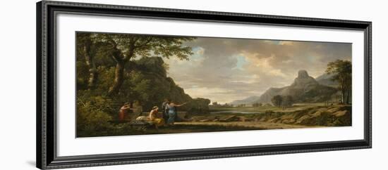 Mount Athos Carved as a Monument to Alexander the Great, 1796-Pierre Henri de Valenciennes-Framed Giclee Print