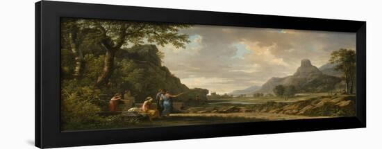 Mount Athos Carved as a Monument to Alexander the Great, 1796-Pierre Henri de Valenciennes-Framed Giclee Print