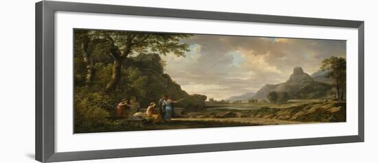 Mount Athos Carved as a Monument to Alexander the Great, 1796-Pierre Henri de Valenciennes-Framed Giclee Print