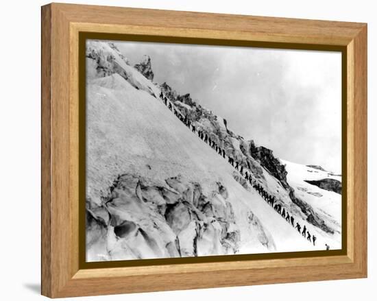 Mount Baker Ascent, 1908-Asahel Curtis-Framed Premier Image Canvas