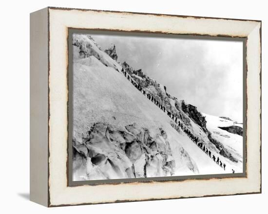 Mount Baker Ascent, 1908-Asahel Curtis-Framed Premier Image Canvas