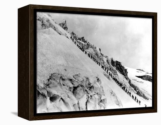 Mount Baker Ascent, 1908-Asahel Curtis-Framed Premier Image Canvas