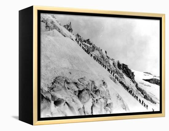 Mount Baker Ascent, 1908-Asahel Curtis-Framed Premier Image Canvas