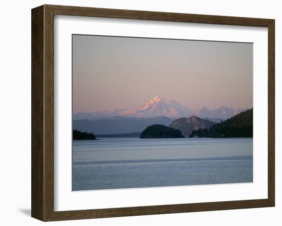 Mount Baker from San Juan Islands, Washington State, USA-Rob Cousins-Framed Photographic Print