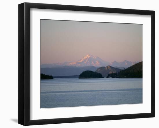 Mount Baker from San Juan Islands, Washington State, USA-Rob Cousins-Framed Photographic Print