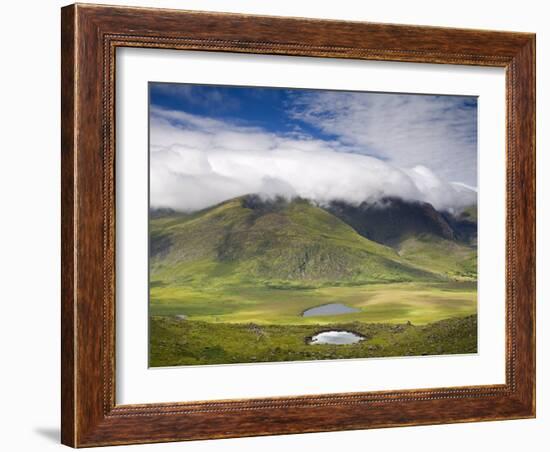 Mount Brandon, Connor Pass, Dingle Peninsula, County Kerry, Munster, Republic of Ireland, Europe-Richard Cummins-Framed Photographic Print