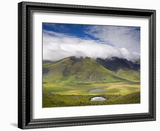 Mount Brandon, Connor Pass, Dingle Peninsula, County Kerry, Munster, Republic of Ireland, Europe-Richard Cummins-Framed Photographic Print