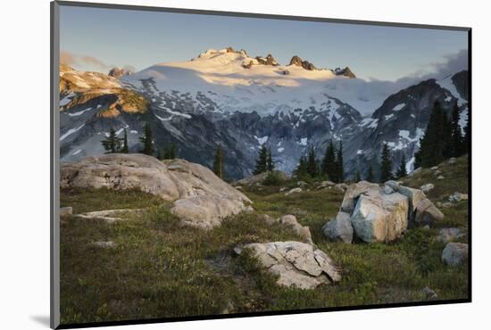 Mount Challenger elevation: 8236 feet / 2510 meter, North Cascades National Park-Alan Majchrowicz-Mounted Photographic Print