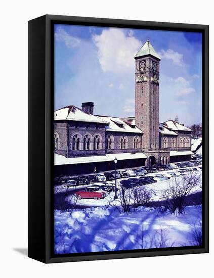 Mount Clare Station-null-Framed Premier Image Canvas