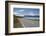 Mount Cook and Lake Pukaki with Empty Mount Cook Road, Mount Cook National Park, Canterbury Region-Stuart Black-Framed Photographic Print