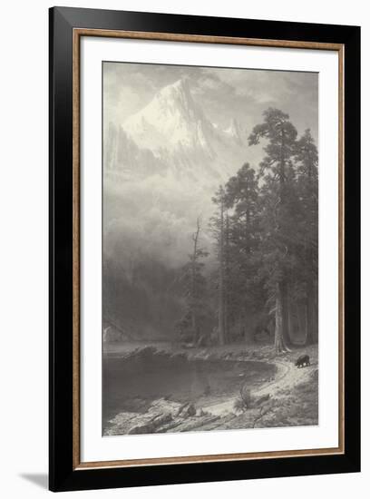 Mount Corcoran - Vintage-Albert Bierstadt-Framed Giclee Print