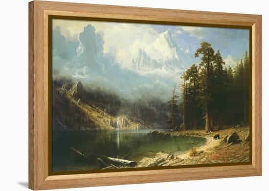 Mount Corcoran-Albert Bierstadt-Framed Stretched Canvas