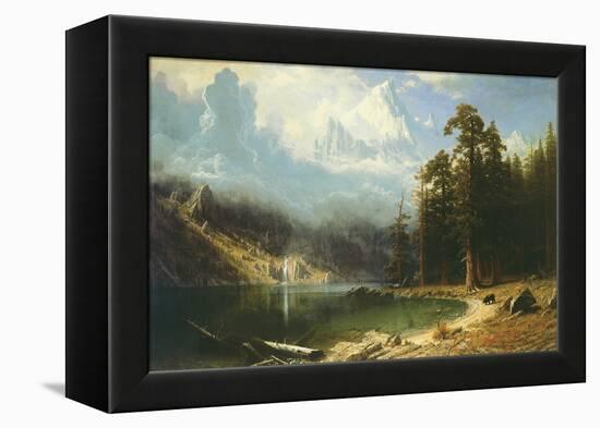 Mount Corcoran-Albert Bierstadt-Framed Stretched Canvas